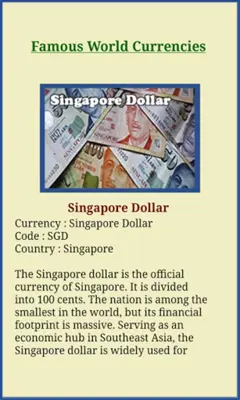 Wealthiest Currencies android App screenshot 9