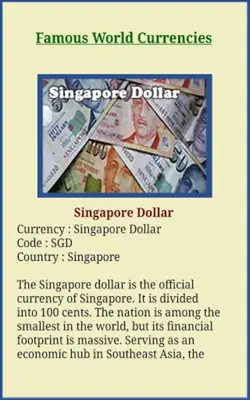 Wealthiest Currencies android App screenshot 1