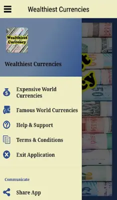 Wealthiest Currencies android App screenshot 6